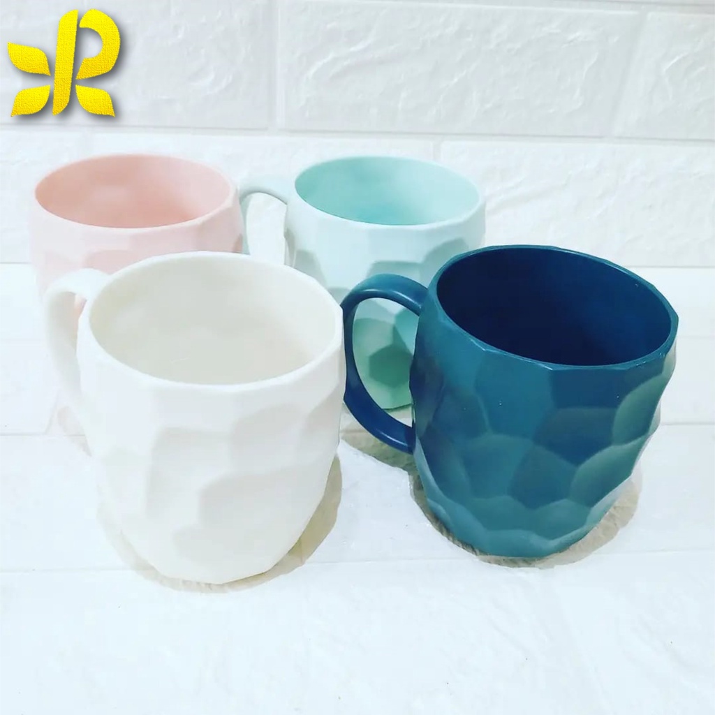 Aesthetic Plastic Mug / Gelas Plastik Lucu / Gelas Plastik Elegant