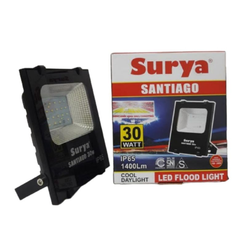 Lampu Sorot / Lampu Tembak Surya Santiago 30W / 50W Putih