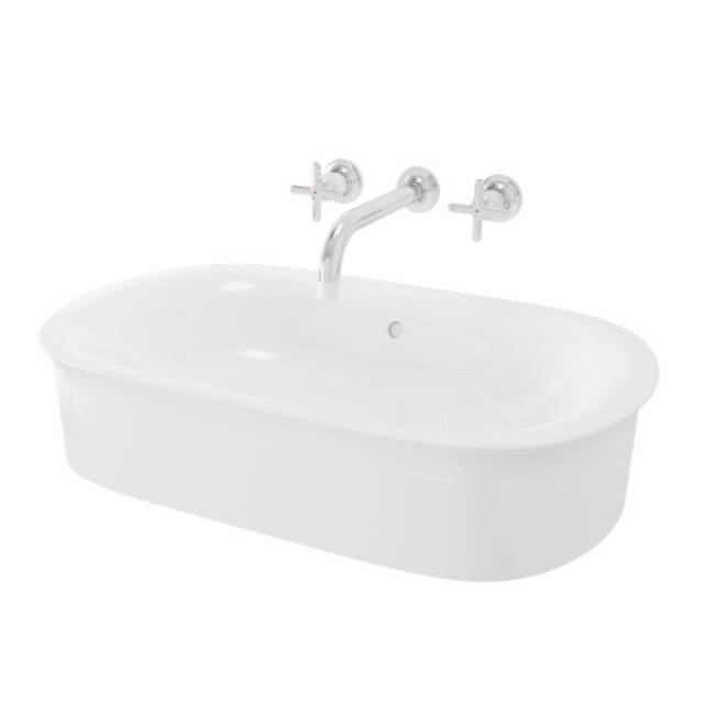 Wastafel TOTO LW 255 J Putih