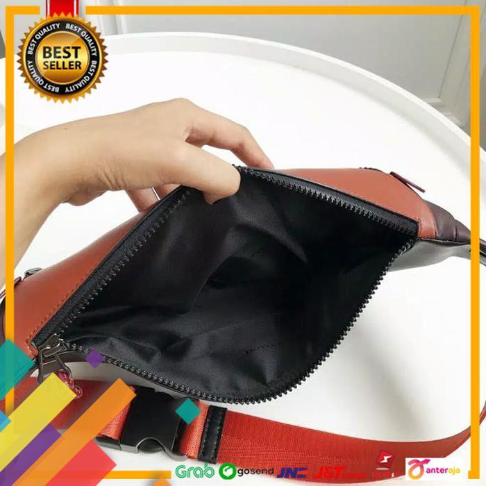 HOT DEAL.. NEW COACH RIVINGTON ACADEMY WAISTBAG TAS DADA TAS SELEMPANG UNISEX ..TERMURAH