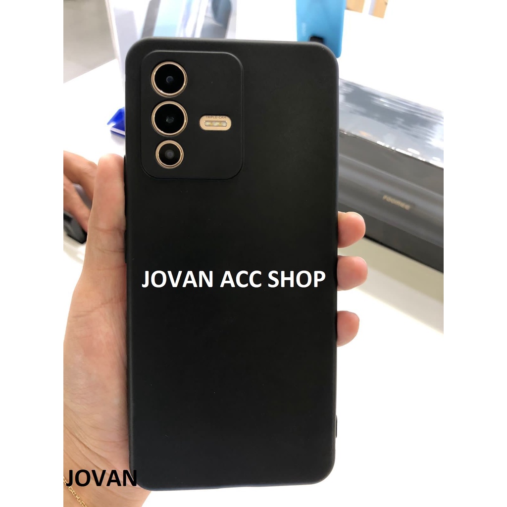 VIVO V27 5G V27E Y02T Y02 Y16 Y75 5G V25E V23 5G Y01A Y15S V21 4G V21 5G V20 2021 Y51A CASE SOFTCASE BLACK PREMIUM FULL BLACK SLIM CASE SOFT HITAM SILIKON CASING COVER PROTECT KAMERA