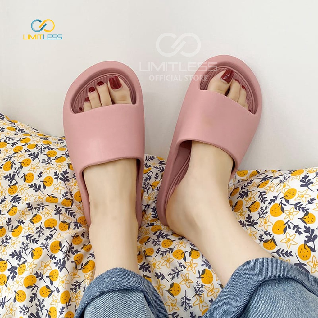 Sandal Selop Wanita Polos Slip On Sandal Cewek Kekinian Empuk Bahan Karet Sendal Cewek Korean Style