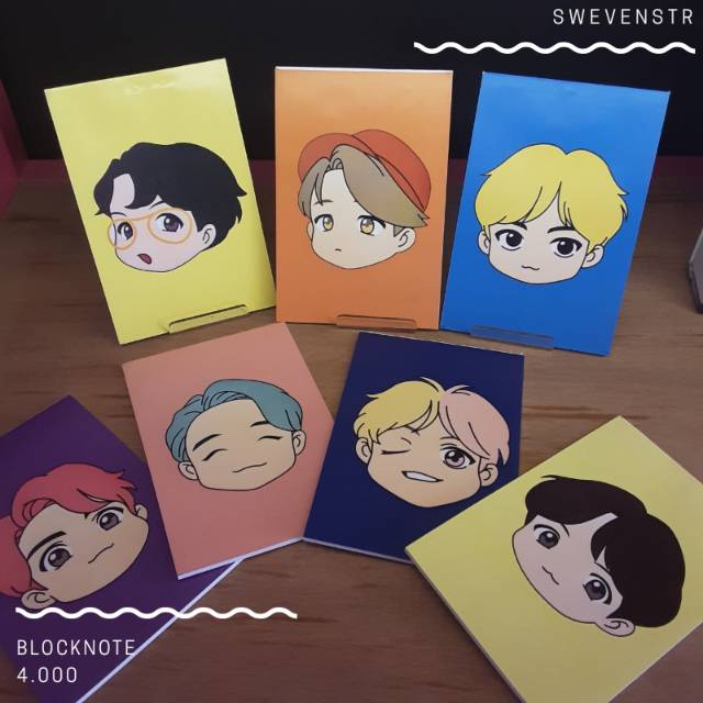 

《UNOFFICIAL》 BLOCKNOTE POP STORE BTS