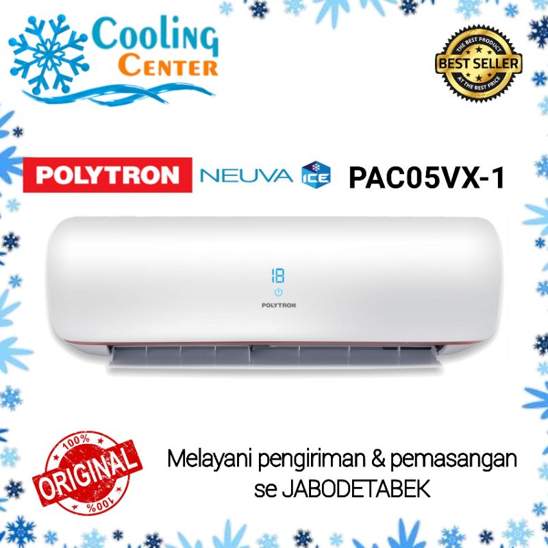 AC POLYTRON NEUVA ICE PAC 5 VZ 1/2 PK+ PASANG INSTALASI