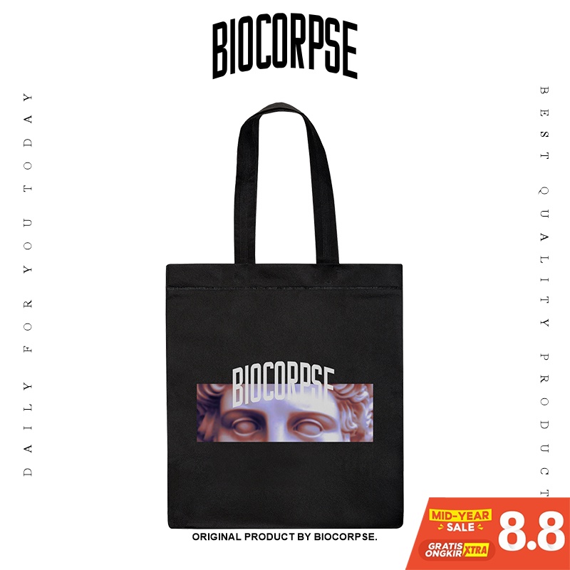 BIOCORPSE - CRP 10 TOTEBAG HITAM PREMIUM CLASSIC