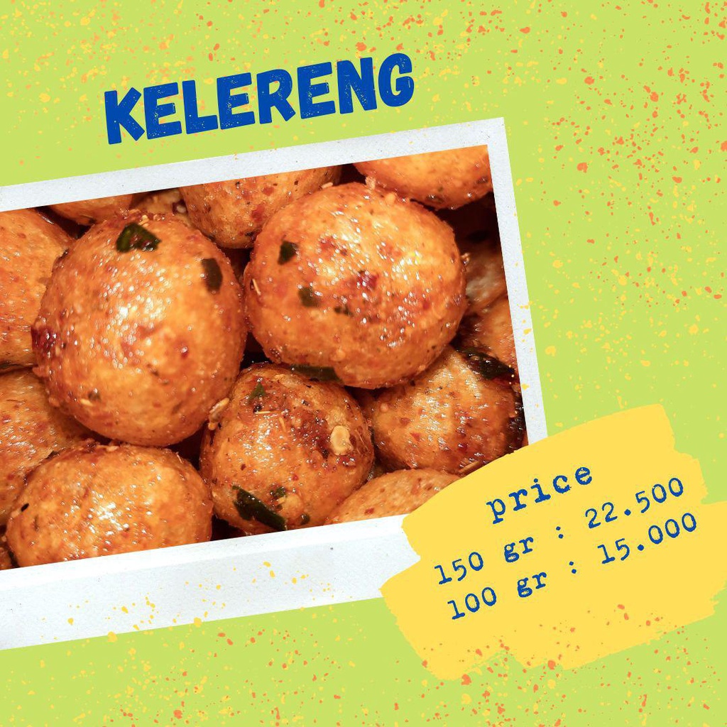 

snack kelereng pedas 100 & 150 gram