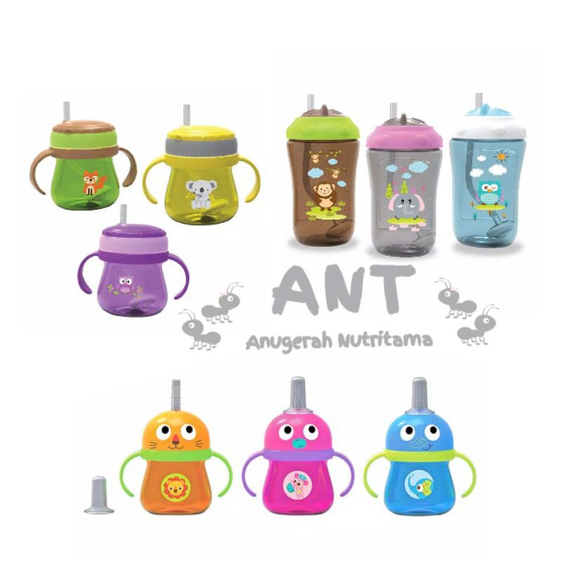 Baby Safe Botol AP007 125ml / JP019 250ml / FS405 300ml (Botol Sedotan/Straw)