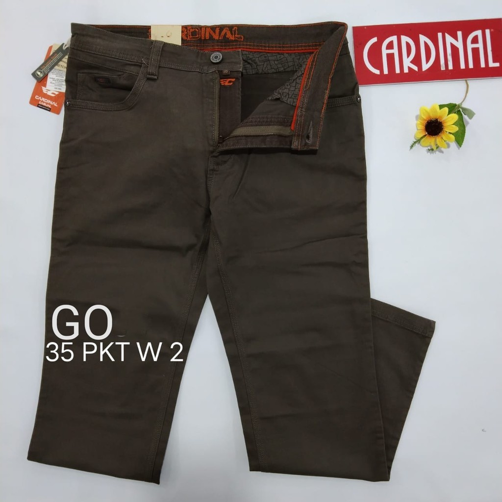 gof 35-PKT CARDINAL CASUAL CELANA POCKETS PANJANG Celana Chino Pria Fashion Laki Brand Kekinian