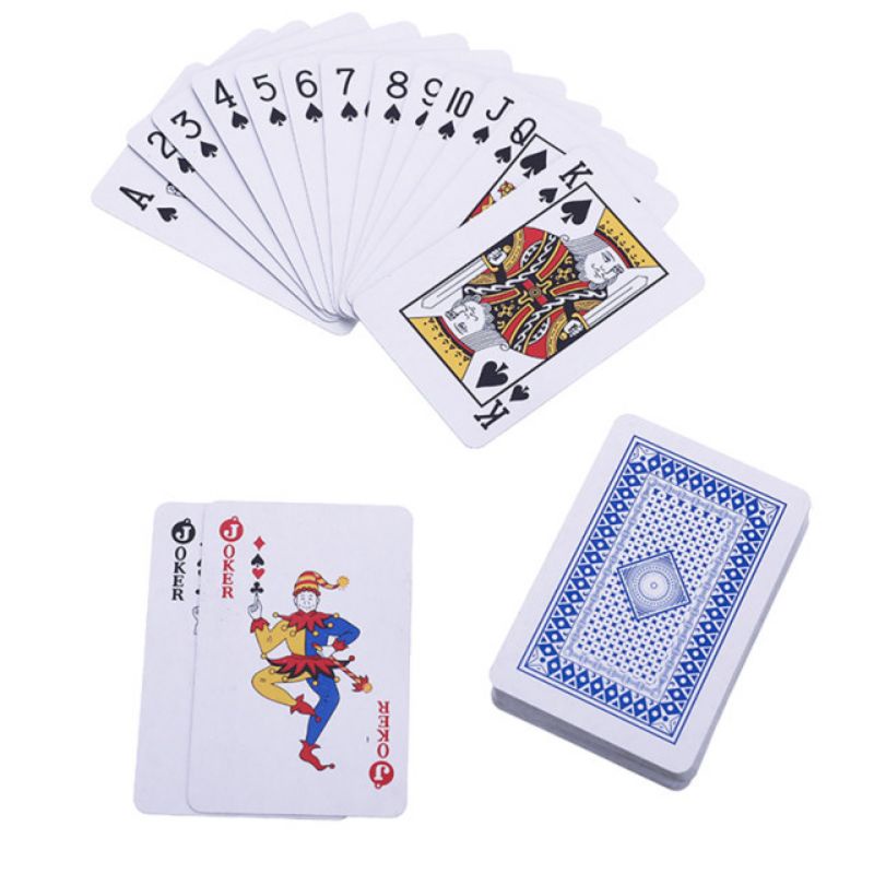 Kartu Remi / Flyng Card Plastic Coated - Playing Cards Bisa Untuk Peralatan Sulap