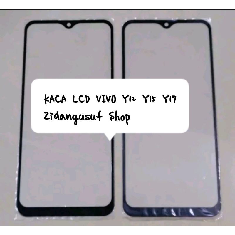 KACA DEPAN KACA LCD + LEM OCA VIVO Y12 / Y15 / Y17 / Y3 2019 KACA TOUCHSCREEN