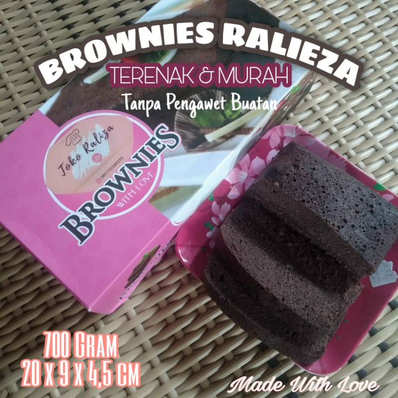 

BROWNIES KUKUS RALIEZA TERENAK & MURAH (700 Gram, 20 x 9 x 4,5 cm) Tanpa Pengawet Buatan