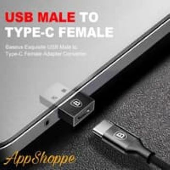 Baseus USB OTG Male to Type-C Female Adapter Interface Converter JQA01