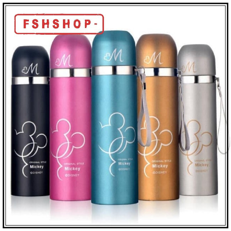 Termos Tempat Air Panas Tempat kopi Stainless Steel Mickey Mouse 500 ml