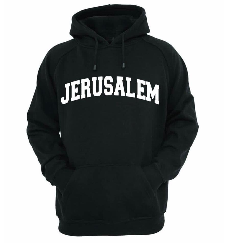 Terbagus<prz-877 [BAYAR DI TEMPAT] SWEATER HOODIE JERUSALEM