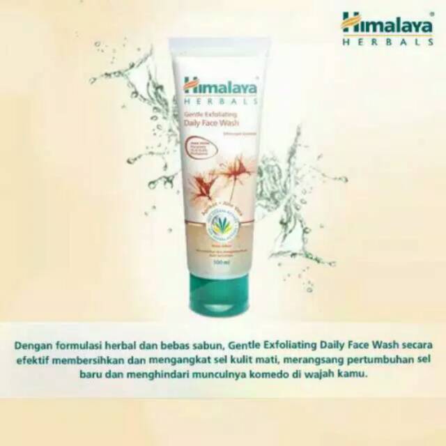 Himalaya Herbals Gentle Exfoliating Daily Face Wash Shopee Indonesia