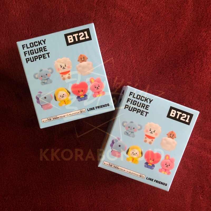 [READY] BT21 Little Buddy Flocky Figure Puppet