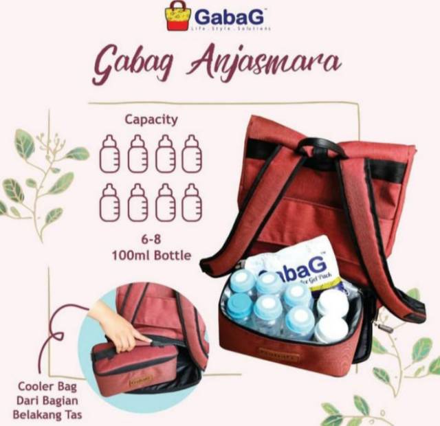 GABAG Anjasmara Cooler Bag Backpack Coolerbag Ransel Tas ASI