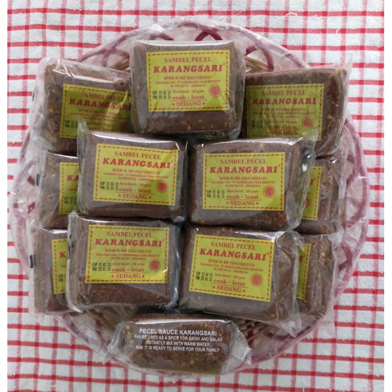 

ASLI ENAK - Sambal Bumbu Pecel KARANGSARI - HALAL - Khas Blitar
