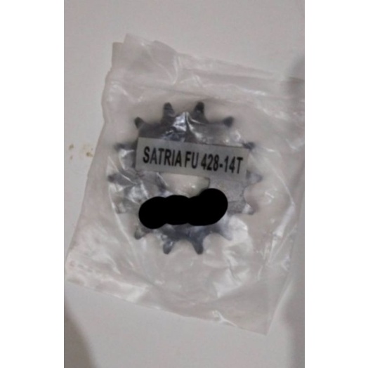 GIR GEAR DEPAN SATRIA FU UKURAN 14T GIR DEPAN SATRIA 428 14T