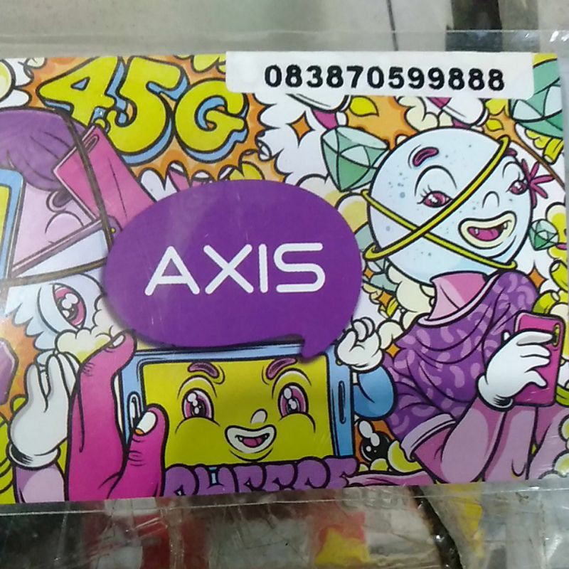 Nomor cantik AXIS triple 8 ujung jos , 0838-705-99-888