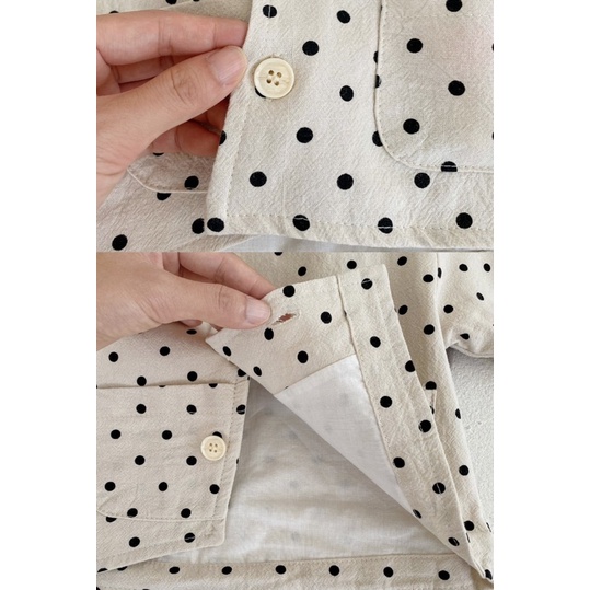 Bunny polka outer bayi perempuan