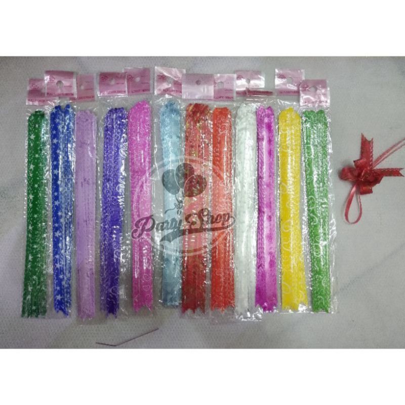 

Pita Tarik Renda 12mm Serut Besar Hiasan Parcel Kado Souvenir Pull Ribbon Bow Lace 12 mm pita tarik murah