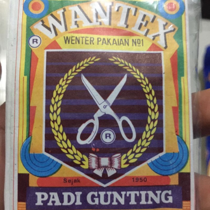 

READY WANTEX PEWARNA PAKAIAN NO.1 PADI GUNTING