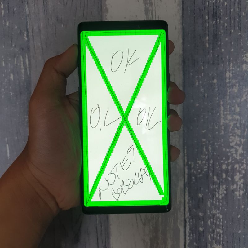 LCD Samsung Note 9 Original Sein Copotan Minus