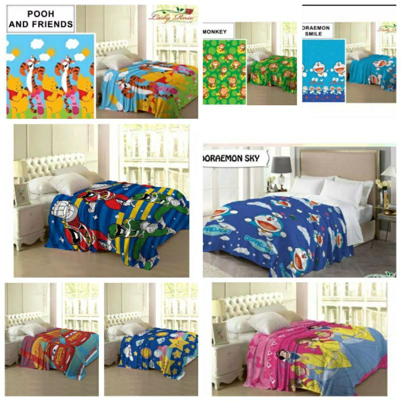 Selimut LADY ROSE Karakter STAR Lembut Termurah