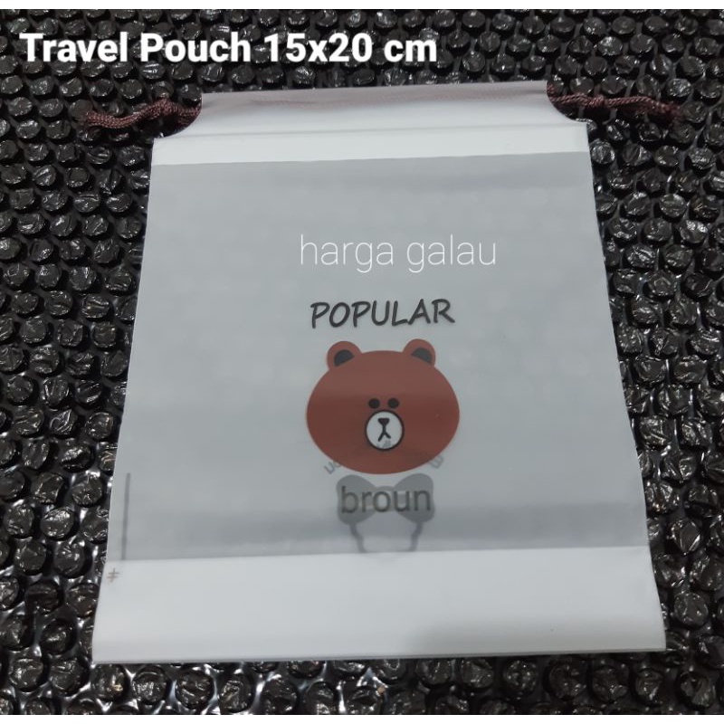 Travel Pouch - tas tali tangan 1 pcs