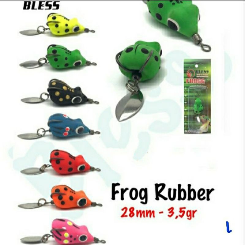 RUBBER FROG BLESS FROG RUBBER 2.8cm / 3.5gram