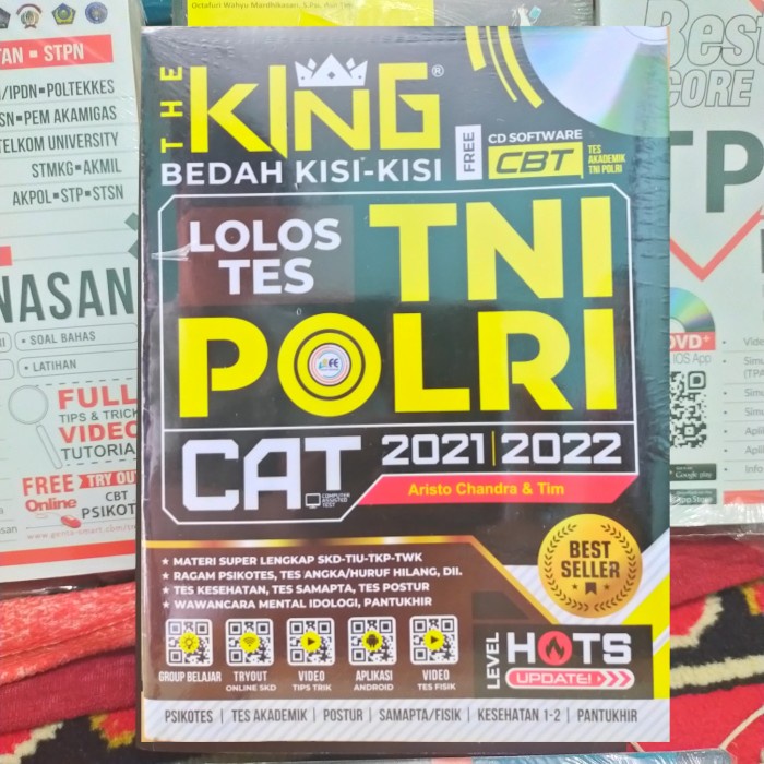 

TERMURAH Buku The King Bedah Kisi Kisi Lolos Tes TNI-POLRI CAT 2021-2022+CD KPL191