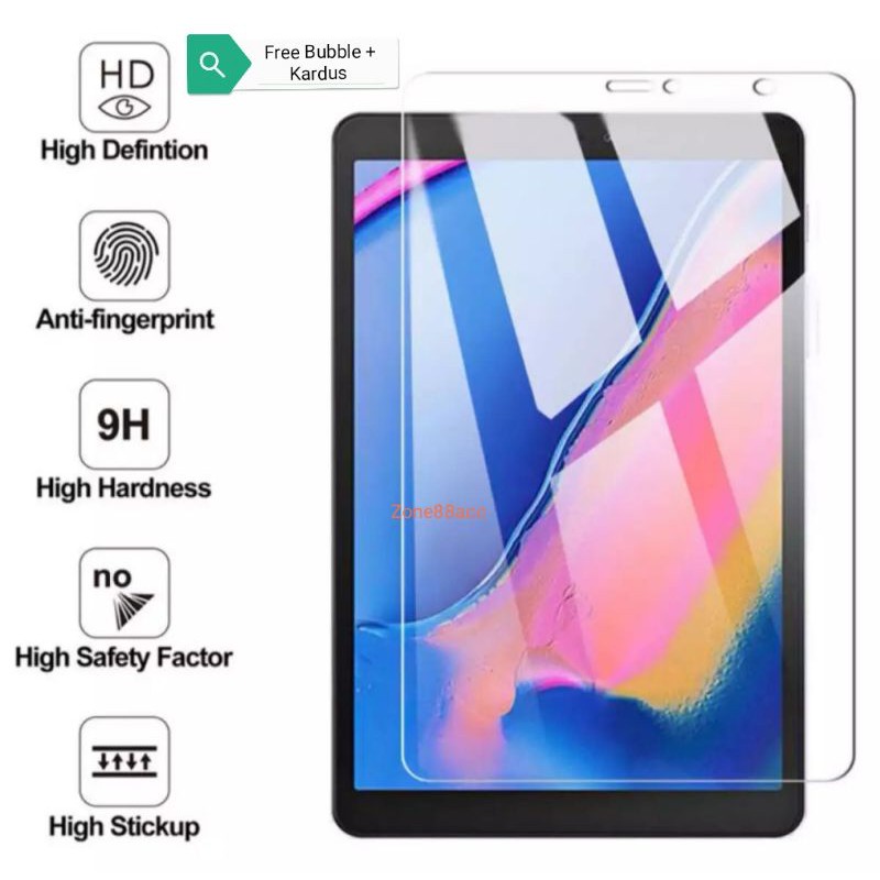 Antigores Samsung Galaxy TAB A8 8.0inch S pen 2019 P200 P205 SM-P200 SM-P205 Tempered glass screen guard protector TG pelindung layar Hp tablet tab bening kaca antiblue