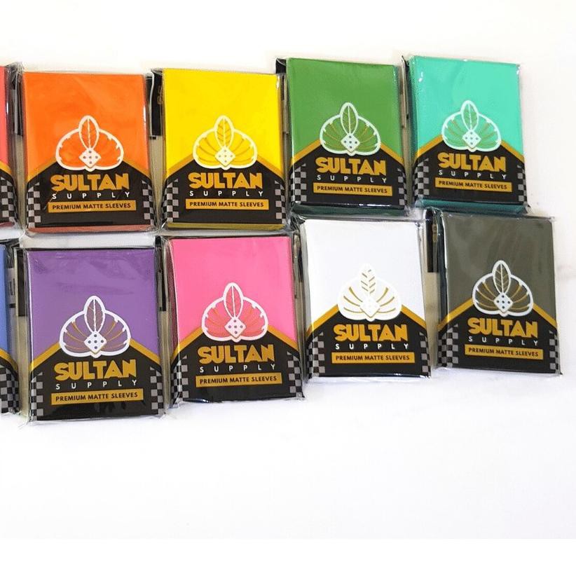 ➪ Sultan Djinn Premium Sleeve Matte Kpop Pokemon TCG MTG Inner Sleeve Board Game Card ✰