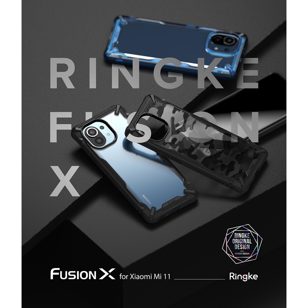 Ringke Fusion-X Mi 11 Mi11 Case Anti Crack Hybrid Military Drop