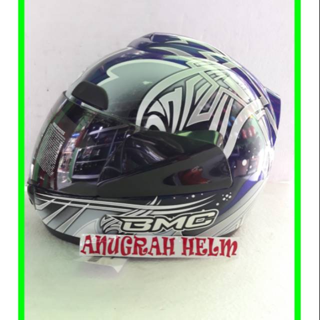 helm bmc jazz motif biru