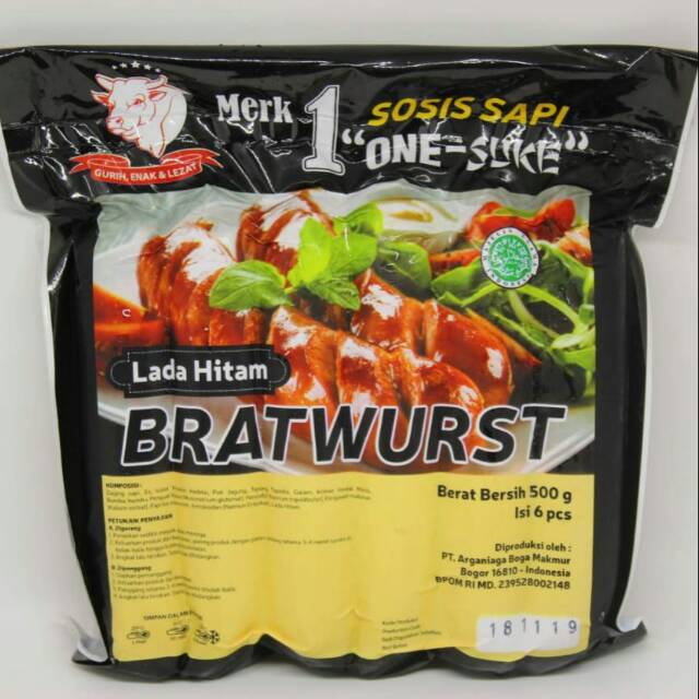 

Sosis Bratwurst Lada Hitam One-Suke