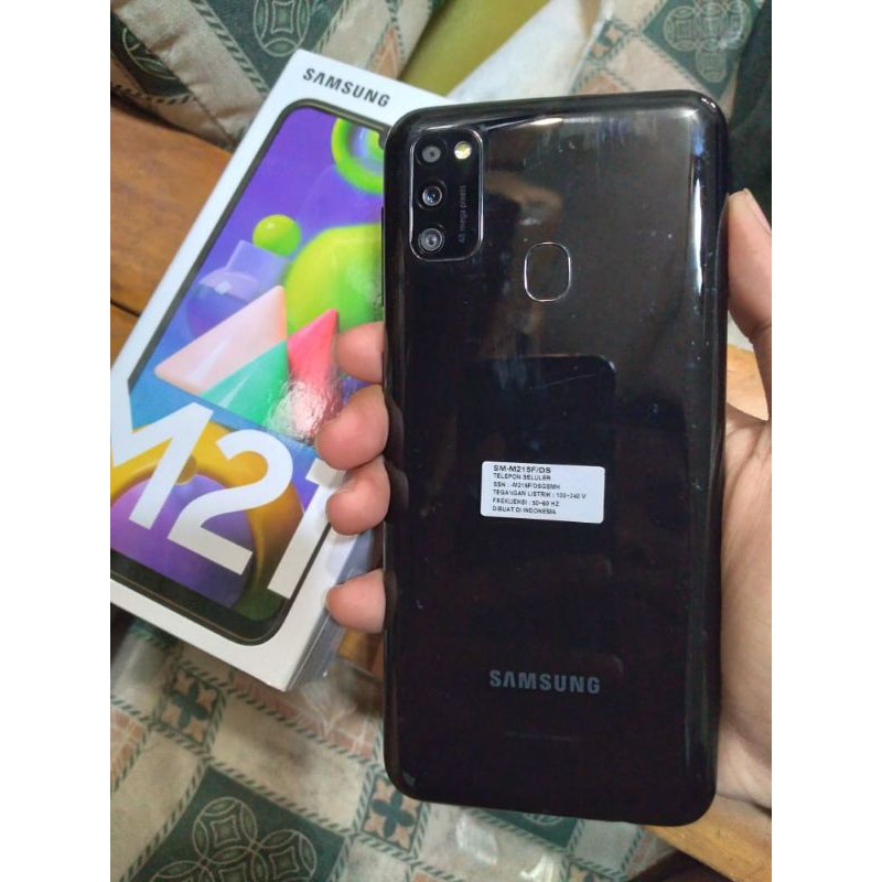 Samsung Galaxy M21 Second Fullset No Minus Shopee Indonesia