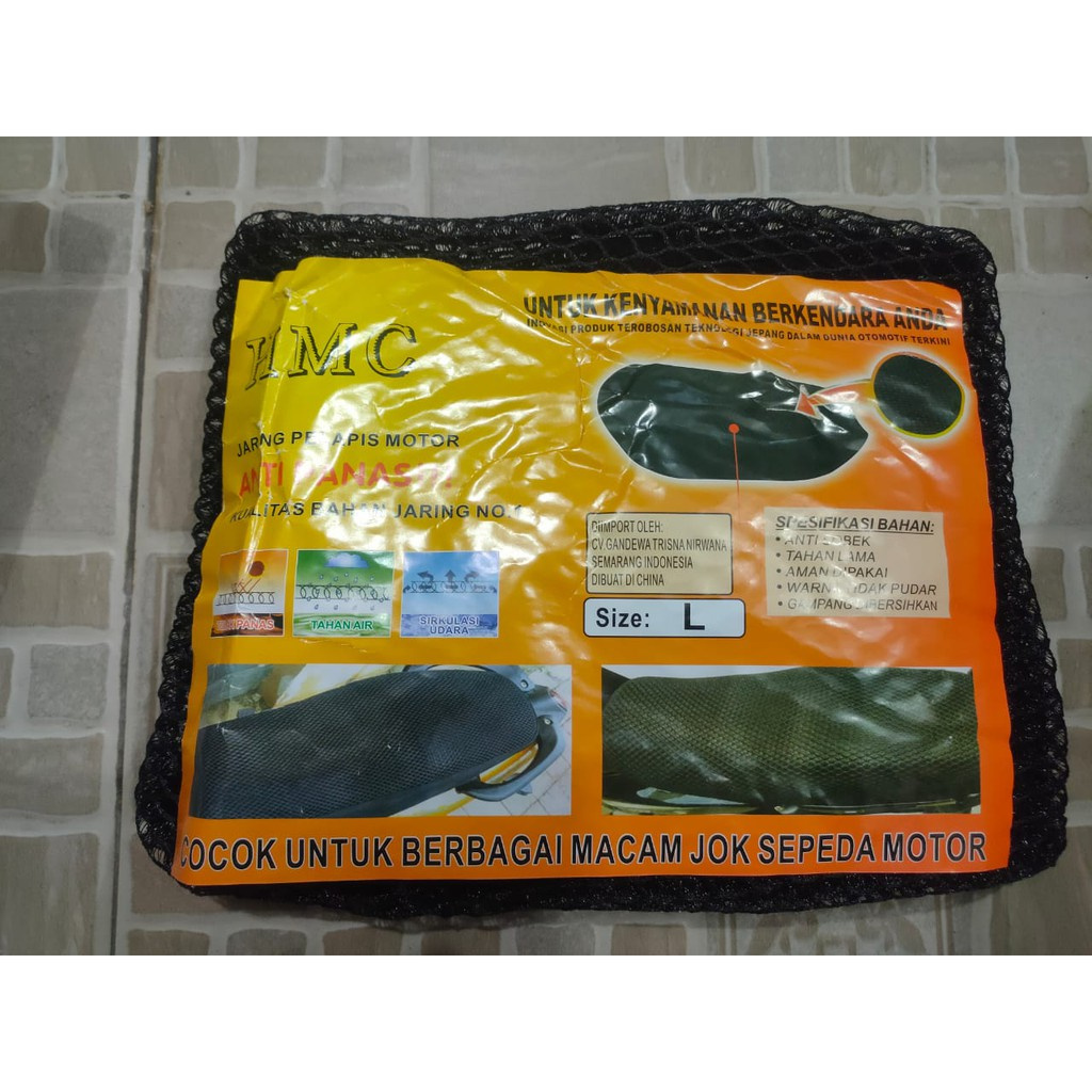 Sarung Jok Jaring Jok Motor Ukuran L Supra X 125 Karisma Revo Tiger