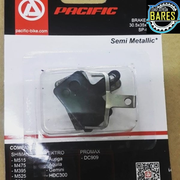 Kampas Rem Mekanik / Hidrolik Sepeda Pacific SP-G503 BK / Mechanical / Hydraulic Brake Pad