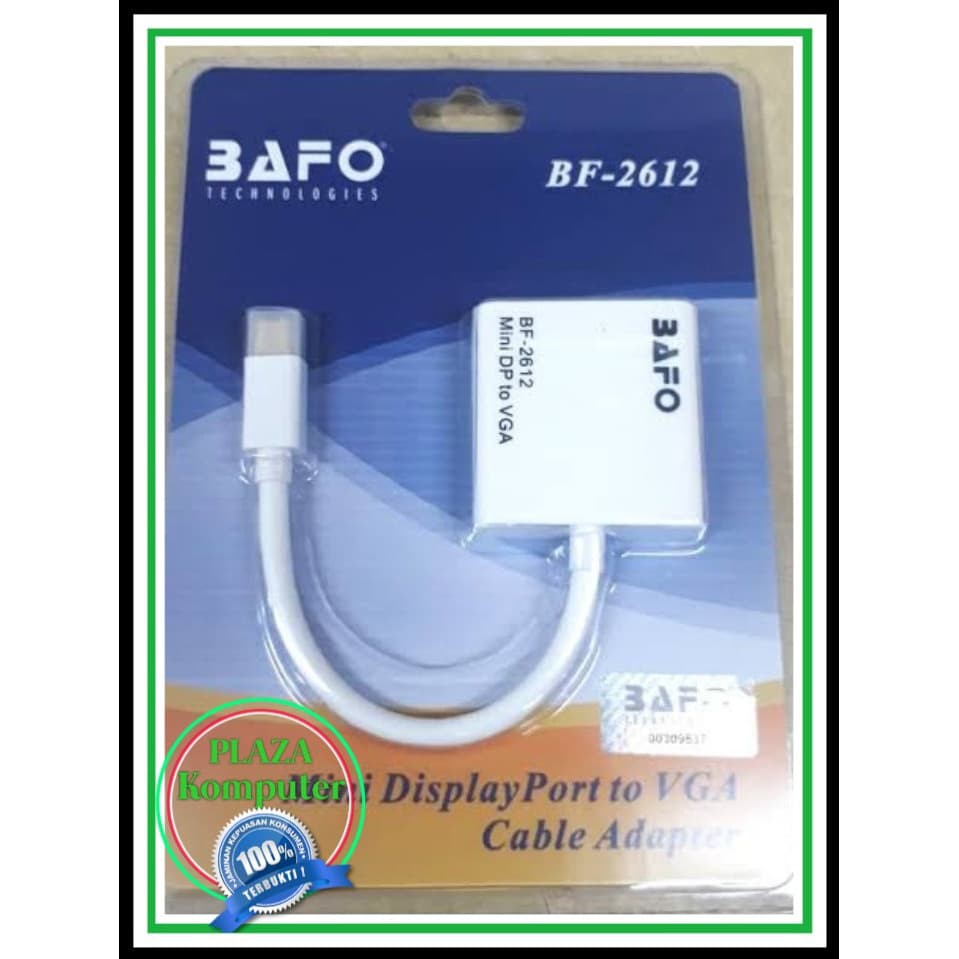 Kabel Mini Display Port to VGA BAFO Converter Mini Display Port to VGA