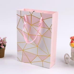 

PROMO - paper bag tebal motif vintage gold black elegan / kantong bingkisan