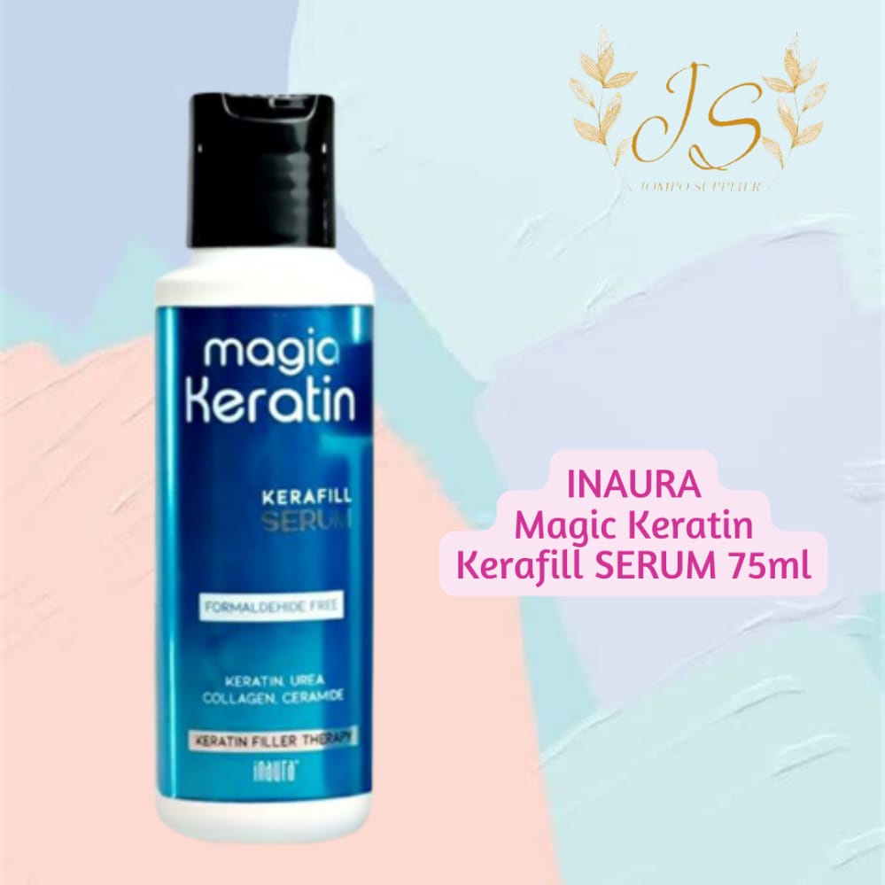 Jual INAURA MAGIC KERATIN KERAFILL HAIR SERUM 75ML | Shopee Indonesia