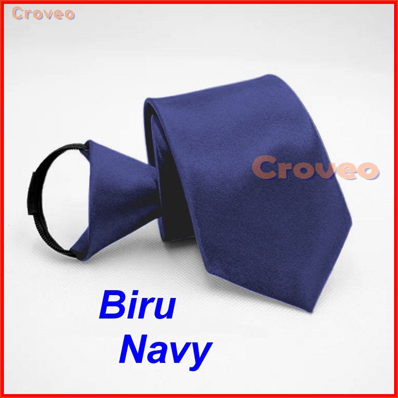 Dasi Pria Instan Siap Pakai Resleting Slim Polos 3 Inch Langsung Otomatis Kantor Ospek 3inch 8 cm Cowok Wisuda Kerja Hitam Formal Merah Biru Velcro kretekan Praktis Jadi Warna tie Perekat Restleting Sleting Ikat Sendiri Pesta Sekolah Silver Impor Murah cm