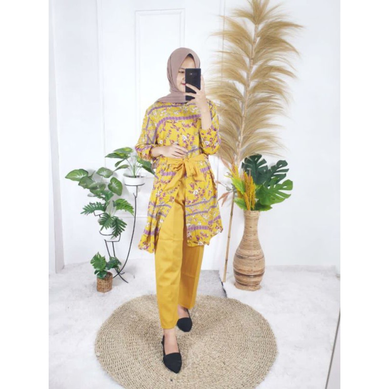 One set desultan piyama rayon piyama jumbo