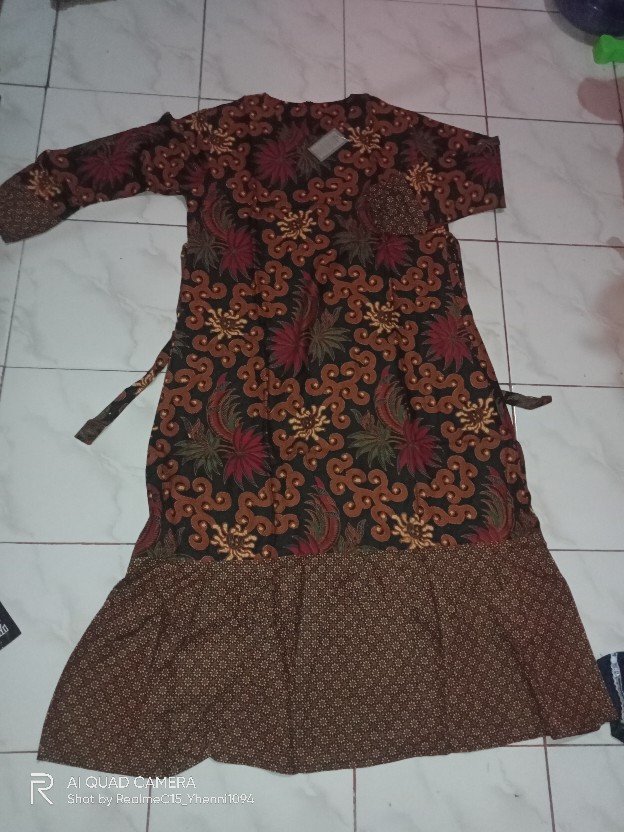 Maura Couple - Sania Ruffle Batik Couple Ori Ndoro Jowi Garansi Termurah