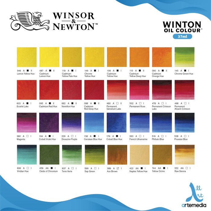 

Gaya Cat Minyak Winsor & Newton Winton 37Ml Oil Color Paint - 02/03 Hemat