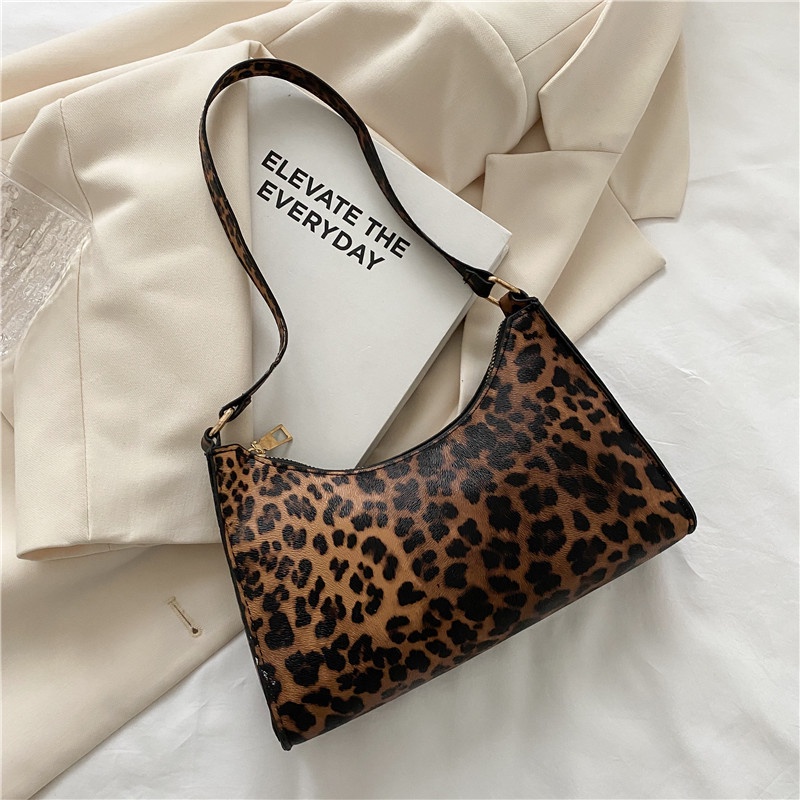 TAS Leopard Sapi Zebra ANIMAL Macan Tutul Bunga Floral Shoulder Bag Kokoh Floral Bunga Tas Wanita Bahu Korean style Tas Korea Lucu Tas Fashio Trendi Terbaru