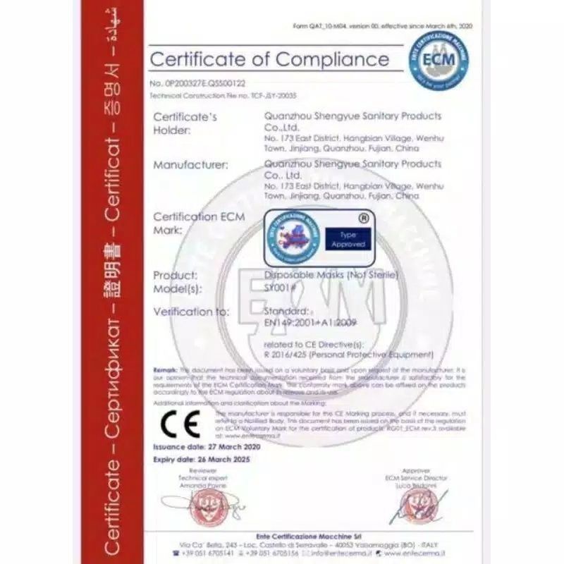 Bundara.id Pr-1381 (Box isi 50) Best seller Face Mask Kuping 3 Ply Masker anti debu