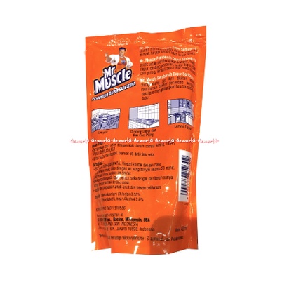 Mr Muscle Clear Dapur Orange 400ml Pembersih Serbaguna Kitchen Cleaner Multipurpose Pembersih Refill Isi Ulang Mrmuscle 400 ml